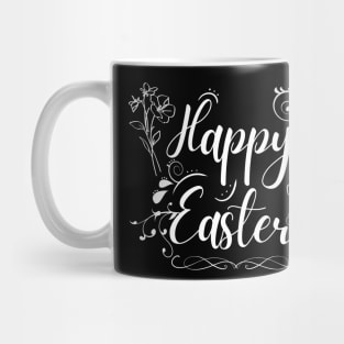 Happy easter handwritten design Mug